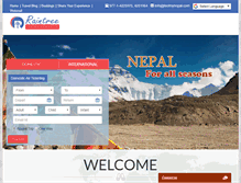 Tablet Screenshot of feelmynepal.com